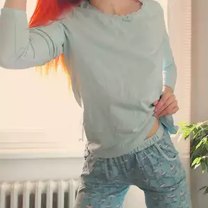 Světle modré pyžamko 2
