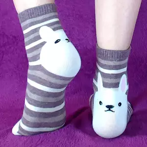 Teen ponožky s králíčkem