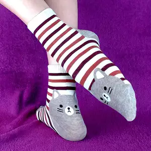Teen ponožky s kočičkou