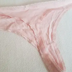 Light pink bavlněná tanga