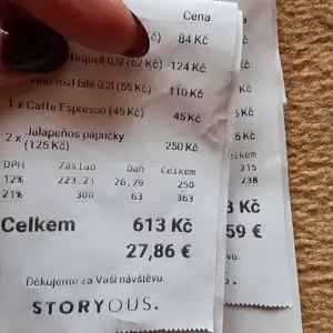 Obyč účtenky