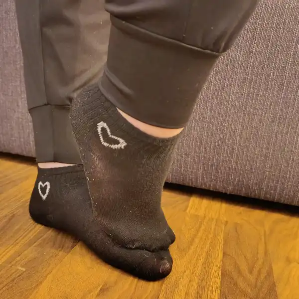 Ponožky se srdíčkem