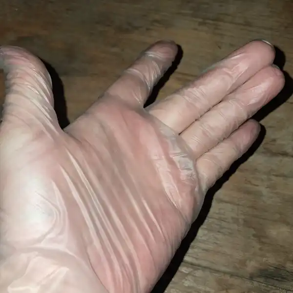 Gumové rukavičky z kundičky