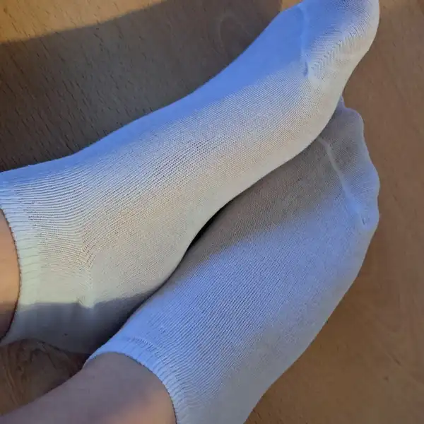 Bílé ponožtičky