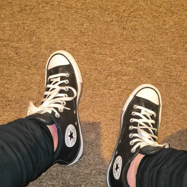 Černé Tenisky Converse kožené