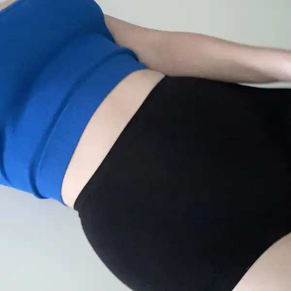 Modročerný set