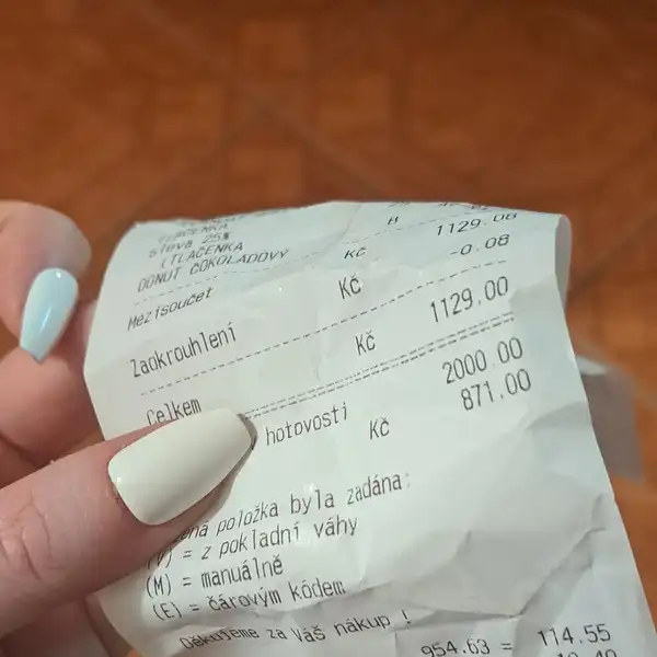 Platíš mi za nákup