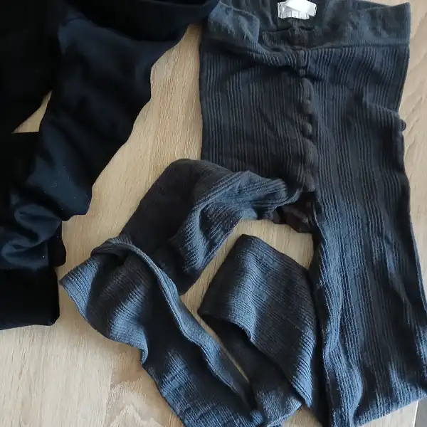 2x zateplené zimni punčochy