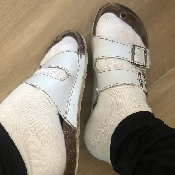 Velmi voňavoučké a prošlapané pantofle