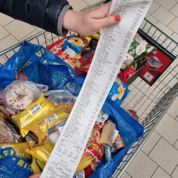 Mega účtenka, exploze pro platícího blbečka