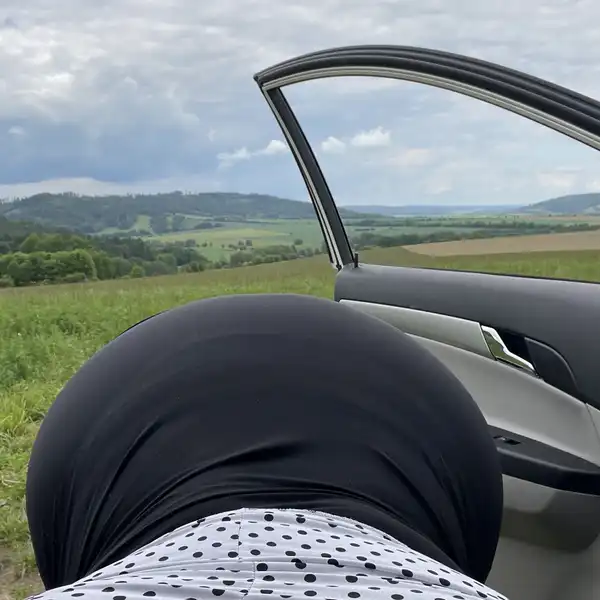 Nové auto a zastávka v lese - audio na 7:03s