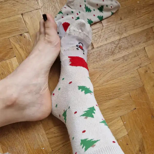 Jeté vánoční ponožky