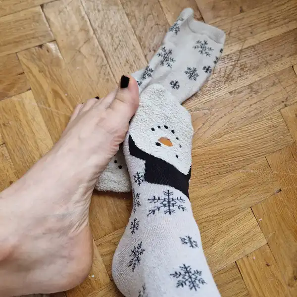 Sněhulákové ponožky